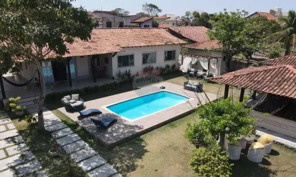 Casa com sete dormitórios e 4 banheiros em itaúna,saquarema.