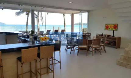 Casa de alto padrão à venda em ubatuba-sp na praia do sape: 4 quartos, 4 suítes e 324m² - imperdível!