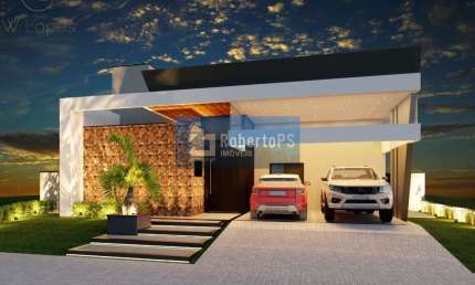 Maravilhosa Casa Térrea  em Condomínio Fechado - Urbanova - 230 m2 - 4 suítes