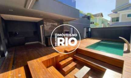 Casa em condomínio fechado com 5 quartos à venda na Estrada Vereador Alceu de Carvalho, --, Recreio dos Bandeirantes, Rio de Janeiro, 500 m2 por R$ 4.790.000