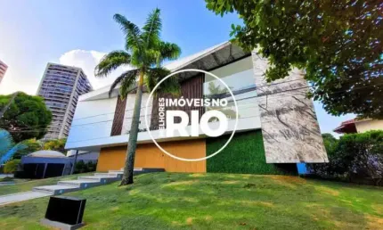 Casa em condomínio fechado com 5 quartos à venda na avenida das américas, --, barra da tijuca, rio de janeiro, 1288 m2 por r$ 13.990.000
