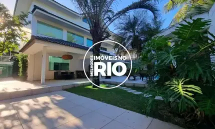 Casa em condomínio fechado com 6 quartos à venda na avenida das américas, --, barra da tijuca, rio de janeiro, 615 m2 por r$ 4.800.000