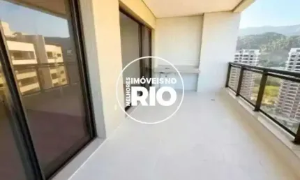 Apartamento com 3 quartos à venda na avenida salvador allende, --, barra da tijuca, rio de janeiro, 118 m2 por r$ 1.120.000