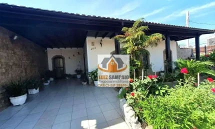Linda Casa - 3 Dorm (1 Suite) + Quintal - Vila Caiçara - 400m da praia