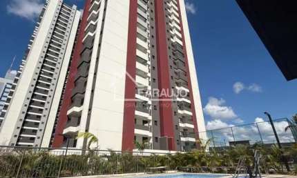 Lindo apartamento um dormitório, suite com closet,  no condominio Mandarim Campolim em Sorocaba-SP, com sacada e churrasqueira.