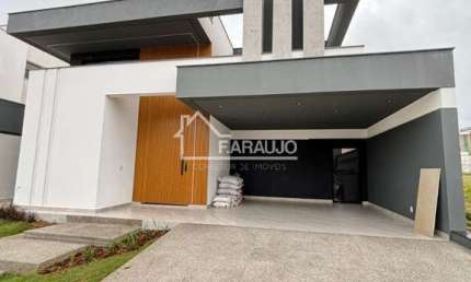 CASA SOBRADO EM FASE FINAL DE CONSTRUÇÃO,  À VENDA COM 3 SUÍTES, NO CONDOMÍNIO MONT BLANC, SOROCABA-SP