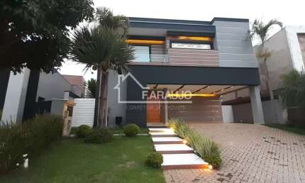 Casa de luxo no Alphaville Nova Esplanada 1: 4 suítes, piscina, varanda gourmet e muito mais!