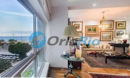 Apartamento com 3 quartos à venda na avenida atlântica, copacabana, rio de janeiro, 300 m2 por r$ 4.880.000