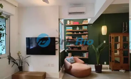 Apartamento com 3 quartos à venda na avenida atlântica, leme, rio de janeiro, 74 m2 por r$ 1.200.000