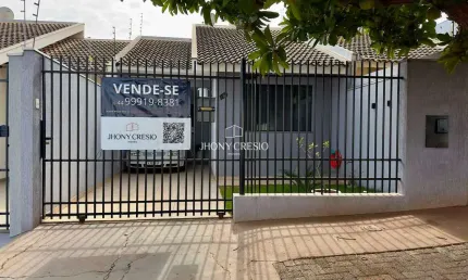 Casa em Maringá, com 3 quartos, jardim Paris, aceita financiamento.