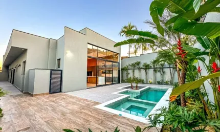 Casa em Condomínio de Luxo com 3 Suítes no Jardim Residencial Helvétia Park I em Indaiatuba-SP - 290m²