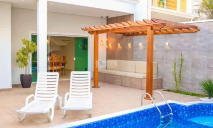 Impecável casa em condomínio à venda em Indaiatuba-SP: 4 quartos, 3 suítes, 305m², 4 vagas - Jardim Amstalden Residence