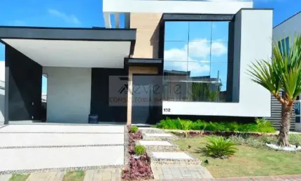 Incrível Casa em Condomínio à Venda em Indaiatuba-SP no Jardim Maison Du Parc: 4 quartos, 4 suítes, 1 sala, 5 banheiros, 4 vagas de garagem, 260m².