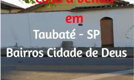 Casa para Venda em Taubaté, Jardim Bela Vista, 2 dormitórios, 2 banheiros, 1 vaga