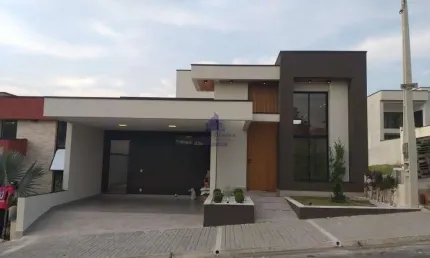 Casa em condomínio de alto padrão em tremembé-sp: 3 quartos, 1 suíte, sala dois asmbientes, 2 banheiros, 2 vagas de garagem, 164m².