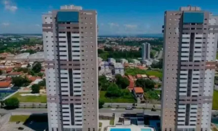 Apartamento mobiliado de 3 quartos com suíte e 2 vagas no condomínio do barranco em taubaté-sp