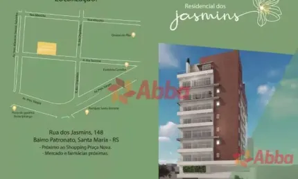 RESIDENCIAL JASMINS - 2 Dormitórios com Garagem - AP825