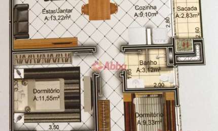 Apartamento com 2 quartos à venda na Rua Vinte e Quatro de Fevereiro, Nonoai, Santa Maria
