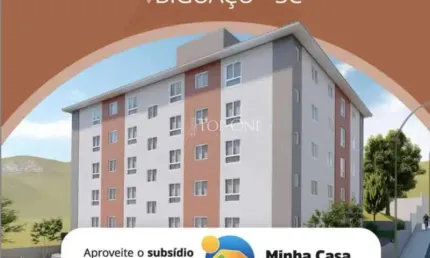 Apartamento com 1 quarto à venda no Bom Viver, Biguaçu , 44 m2 por R$ 233.220