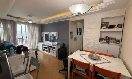 Lindo apartamento à venda, com 2 vagas de garagem, próximo ao Metro Penha, na região da Chácara Cal