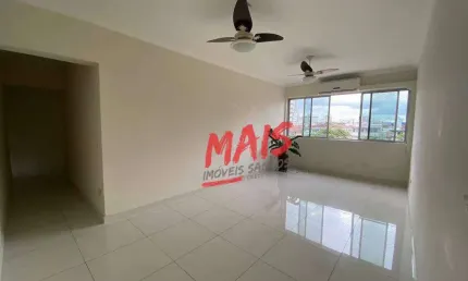 Apartamento com 2 quartos para alugar, 105 m², no gonzaga - santos/sp