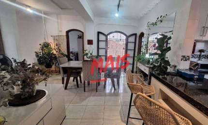 Sobrado com 3 dormitórios à venda, 90 m² por R$ 550.000,00 - Encruzilhada - Santos/SP