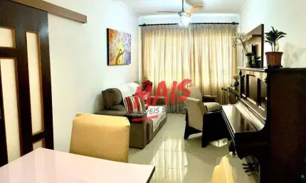Apartamento com 2 dormitórios à venda, 127 m² por R$ 580.000,00 - Embaré - Santos/SP