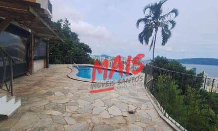 Casa com 5 dormitórios à venda, 792 m² por R$ 7.990.000,00 - Morro Santa Terezinha - Santos/SP