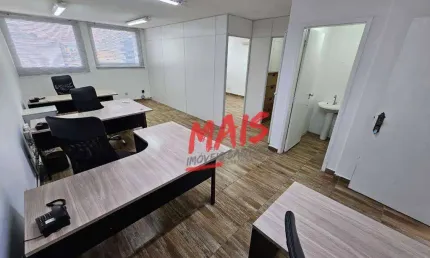 Sala comercial, reformada, com divisórias  - Centro - Santos/SP