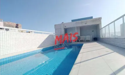Apartamento com 1 dormitório à venda, 37 m² Boqueirão - Santos/SP