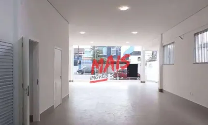 Ponto comercial com 2 salas para alugar no Macuco, Santos 
