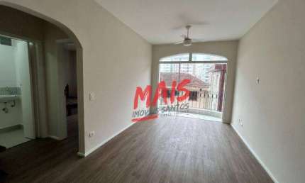 Apartamento com próximo a praia 1 quarto para alugar, 63 m², no Boqueirão - Santos/SP