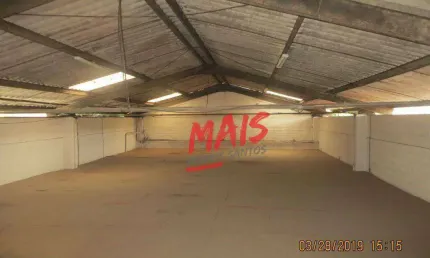 Barracão / Galpão / Depósito para alugar no Macuco, Santos 