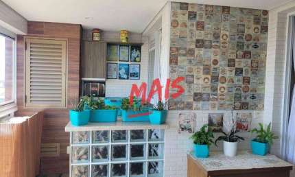 Apartamento com 2 dormitórios à venda, 78 m² por R$ 1.220.000 - Ponta da Praia - Santos/SP