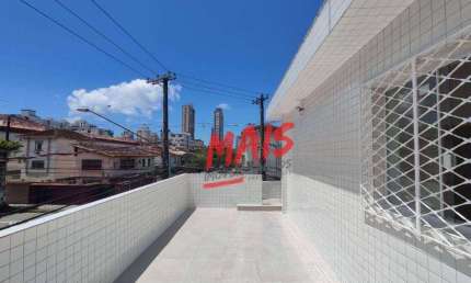 Sobrado para alugar, 115 m² por R$ 3.500,00/mês - Campo Grande - Santos/SP