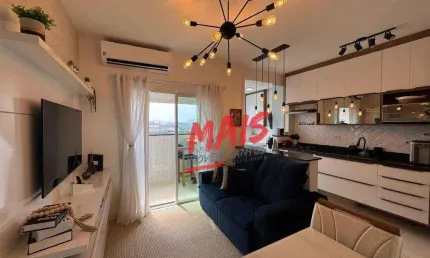 Apartamento à venda, 38 m² por R$ 410.000,00 - Macuco - Santos/SP