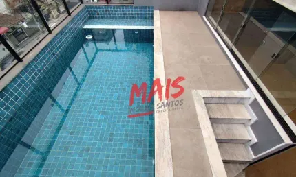 Casa com 3 quartos à venda no Embaré, Santos 