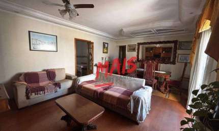 Apartamento com 3 quartos para alugar no Ponta da Praia, Santos 