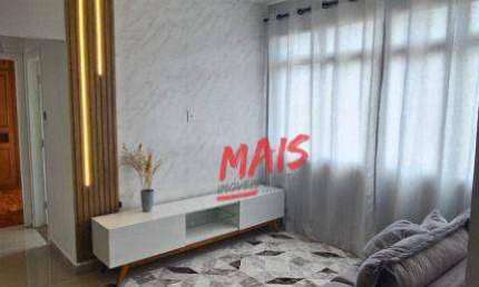 Apartamento mobiliado, com 2 quartos para alugar, 86 m² por - Boqueirão - Santos/SP