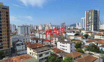 Apartamento com 2 dormitórios à venda, 90 m²  - Aparecida - Santos/SP