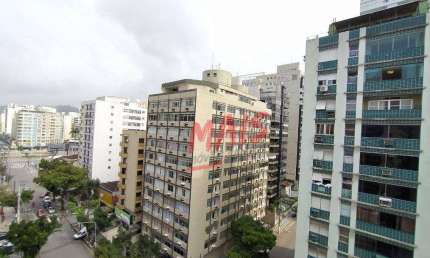 Apartamento próximo praia do Gonzaga, 1 quarto, 55 m² - Santos/SP