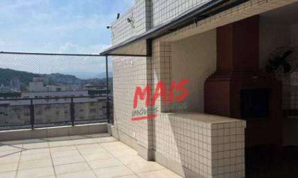 Apartamento com 4 dormitórios à venda  - Campo Grande - Santos/SP