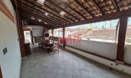 Casa com 4 dormitórios à venda, 185 m² por R$ 1.300.000,00 - Aparecida - Santos/SP