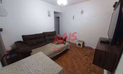 Apartamento com 2 dormitórios à venda, 65 m² - Aparecida - Santos/SP