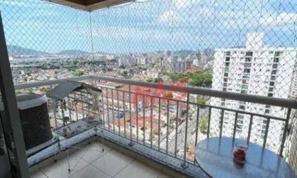 Apartamento com 2 quartos à venda no Estuário, Santos 