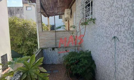 Sobrado com 2 dormitórios à venda, 160 m² - aparecida - santos/sp