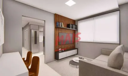 Apartamento com 2 quartos à venda no Macuco, Santos 