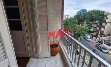 Apartamento com 3 dormitórios à venda, 116 m²  - Campo Grande - Santos/SP