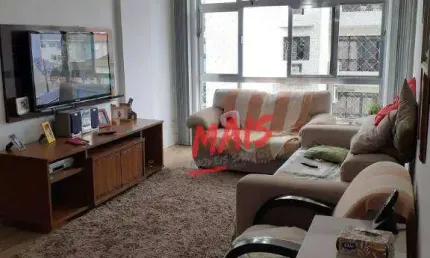Apartamento com 3 dormitórios à venda, 110 m² por r$ 650.000,00 - ponta da praia - santos/sp