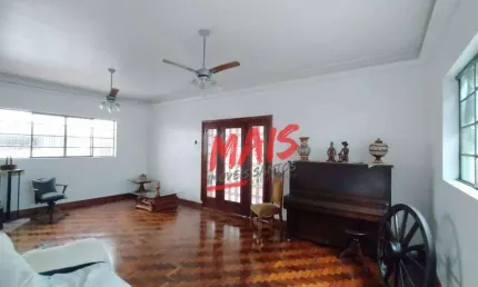 Sobrado com 3 dormitórios à venda, Terreno 520m² e construção 307m² - Boqueirão - Santos/SP